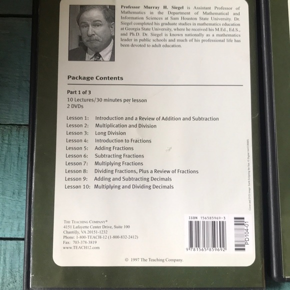 Basic Math DVDs - Picture 2 of 4